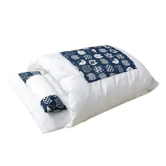 CAWKAY 猫犬 冬用寝袋 保温防寒 寒さ対策 猫 犬 布団 あったかペット ふわふわクッション 枕 可愛いキャットハウス ねこ いぬ (ブルー（ⅬⅬ）) [ブルー（ⅬⅬ）]