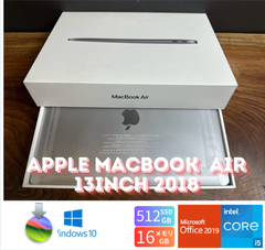 「美品」Apple MacBook  Air 13inch 2018/CPUi5 1.6GHZ/16GB/SSD512GB/Windows10/office2019/CJ037