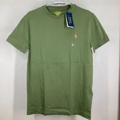 ポロラルフローレン カスタム スリムフィット Tシャツ S サイズ カーキ 新品 グリーン系 メンズ 刺繍 ロゴ