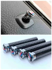 BMW ドアロックピン カーボン調 4ピースセット Mスポーツ グッズ 全車種対応 アクセサリー M 内装