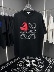 LOEWE Tシャツ プリント コットン シャツ 半袖 ゆったり オーバーサイズ S M L XL 並行輸入品