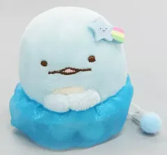 【中古】ぬいぐるみ [単品] オンステージ とかげ(マイク付き) てのりぬいぐるみ 「すみっコぐらし7周年きねんBook」 オリジナル付録