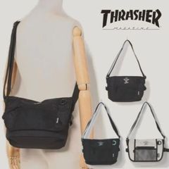 スラッシャー  THRASHER  メッセンジャーバッグ ワンポイントロゴ メンズ レディース　大人カジュアル