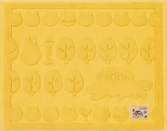 【新品】ジブリキャラクター バスマット イエロー 約45×60cm/トトロあつめ /ネコバスのもり/シルエットジジ ジブリ ととろ となりのトトロ ネコバス 魔女の宅急便 ジジ かわいい 可愛い お風呂 バスマット マット コットン100％ タオル生地