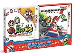 【中古】 マリオ&ルイージRPG ペーパーマリオMIX マリオカート7 ダブルパック - 3DS