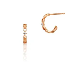 【数量限定】151846153102 canal4℃(カナルヨンドシー)K10ピンクゴールド(PG)ピアス