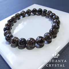[beads561]トルマリンクォーツ8mm ブレスレット 23粒（天然石/ビーズ）