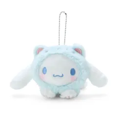 シナモロール こねこねこマスコット　シナモン　サンリオ　こねこねこ　キーホルダー 未使用美品タグ付きシナモロールこねこねこぬいぐるみ猫シナモン
