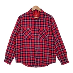 タオ　Supreme  Logo Quilted Flannel Shirt