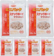 6袋 デビフペット 送料無料 100g×6 ミニパック スナックボーイ ササミカット デビフ 20g×5袋入り 犬のおやつ 国産 おやつ d.b.f ミニPスナックボーイササミ