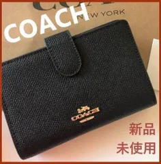 【新品-未使用】コーチ COACH 　女性用折り財布 CF11484 ブラック