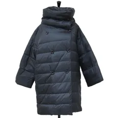 美品 DIESEL ディーゼル コート ブラック 黒 サイズ:XXS リバーシブル ロング ダウン コート / スタンドカラー オーバーサイズ ナイロン アウター ジャケット 上着【レディース】のサムネイル