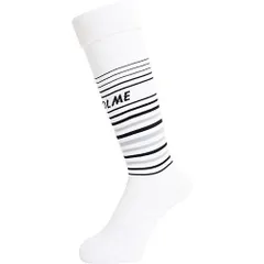 スボルメ(SVOLME) サッカーソックス ジュニア ジャガード織 ボーダー サッカーストッキング 181-66422 ホワイト 16-18cm