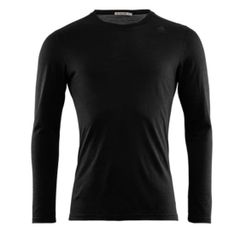 ACLIMA アクリマ メンズ LIGHTWOOL UNDERSHIRT LONG SLEEVE / Jet Black - Sサイズ