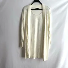 banana republic 白　ホワイト　ロングカーディガン　長袖　無地　M