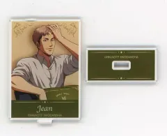 【中古】アクリルスタンド・アクリルパネル ジャン・キルシュタイン(上半身) 「進撃の巨人 ～兵士たちのティータイム～ in アニメイト 描き下ろしイラスト リラックスver. トレーディングアクリルスタンド」