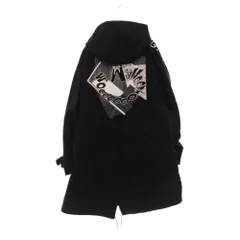 CELINE (セリーヌ) 19SS×CHRISTIAN MARCLAY WHOOMOOOOM 2W049597C クリスチャンマークレー バックパッチ モッズコート ジャケット ブラックのサムネイル