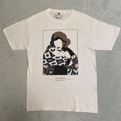 【juemi macciu】ジュエミ プリントT　ユニセックス　サイズM　猫柄　モノクロ　状態考慮