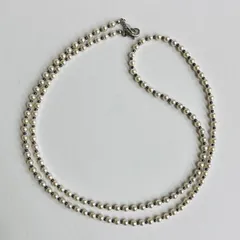 貝ベビーパール3Wayオペラネックレス/4mm約80cm/ホワイトベージュxネイビー/R/made in japan