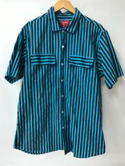 SUPREME 　striped garage shirt 14ss　【M126-20240619-08TS】