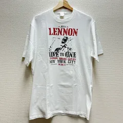 希少 デッドストック？ほぼ未使用 USA古着 90’s USA製 VINTAGE J.C.Penney COMBED COTTON 100％ TeeシャツJOHN LENNON ジョン・レノン 袖裾シングルステッチ XL