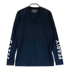 サイズ：4 PEARLY GATES パーリーゲイツ  Vネック長袖 インナーTシャツ  ネイビー系 [240101493235] ゴルフウェア メンズ ストスト
