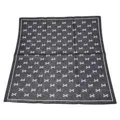 WTAPS (ダブルタップス) 23SS BANDANA / COTTON. CROSSBONES. クロスボーン コットン バンダナ ネイビー 231BXDT-AC01のサムネイル