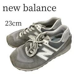 new balance ニューバランス グレー スニーカー 23cm