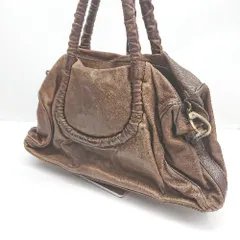 ◇ Θ MARTINA CAPONI マルティナカポーニ 2way ハンドバッグ ショルダーバッグ ブラウン レディース E  【1503060047118】