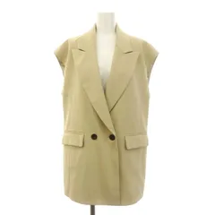 ノーブル NOBLE 22AW ピークドカラーロングジレ ベスト ダブル