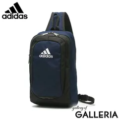 アディダス ボディバッグ メンズ レディース adidas 大きめL バッグ ショルダーバッグ スポーツ 斜めがけ A5 6L 63792 ネイビー