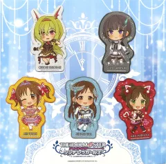 【中古】マグネット・磁石 黒埼ちとせ＆白雪千夜＆十時愛梨＆新田美波＆前川みく マグネットシールセット 「アイドルマスター シンデレラガールズ」