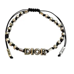 ディオールオム Dior HOMME アステロ ディオール コードブレスレット ビーズ ロゴ 銀 シルバーのサムネイル