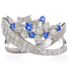 指輪 レディース アウイナイト リング プラチナ ダイヤモンド Pt950 刻印入り 鑑別書付き 日本製【アクセサリーマート/メルカリShops店】