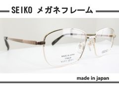 ◆SEIKO セイコー 　紳士メガネフレーム　SJ9024-56-PX (ゴールド)◆日本製◆