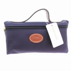 ロンシャン LONGCHAMP タグ付き ル プリアージュ ポーチ 小物入れ ナイロン 紺 ネイビー /AE