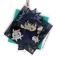 【中古】キーホルダー 伏黒恵 「呪術廻戦 戦闘! ぴた!でふぉめ アクリルキーホルダー」