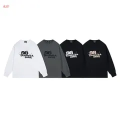 【本日限定特価】Balenciaga グラフィティプリント ロングスリーブTシャツ [本日特価|新品未使用品]-WT0輸入