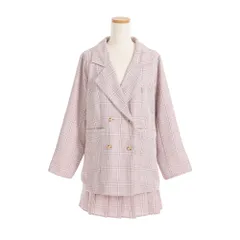 夢展望公式 [新品未使用] ジャケット＆プリーツｓｅｔｕｐ [ピンク] 他カラー別ページ有  ジャケット・ブルゾン その他セットアップ 535445-02