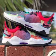 NIKE PG 5 EP 'MULTI COLOR' ナイキ ポール ジョージ 5 【MEN'S】 bright crimson/black-multi-color CW3146-600