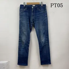 PT05 ピーティーゼロチンクエ デニム パンツ サイドライン ベロア ブルー SUMMER SALE】PT05(ピーティーゼロチンクエ)Cher 切り替え
