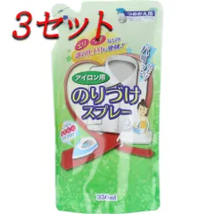 【3セット】 ラクラクのりづけスプレー アイロン用スプレーのり 詰替用 350mL 【pto】