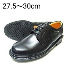 Rinescante Valentiano 本革 プレーントウ ビジネスシューズ ワイズ4E（EEEE） 黒 27.5cm 28cm（28.0cm）29cm（29.0cm）30cm（30.0cm） 【大きいサイズ（ビッグサイズ）メンズ革靴・紳士靴】