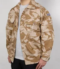 イギリス軍 DPM デザートカモ ファティーグシャツ ワッペン付 新品 B40NW-