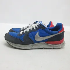 Q■【26cm】NIKE/ナイキ インターナショナリスト LUNAR INTERNATIONALIST ナイロンスニーカー■青MENS/35【中古】