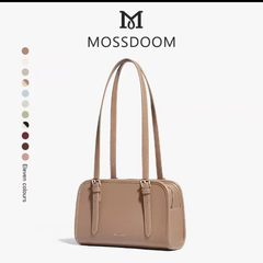 [海外限定品] MOSSDOOM Renee Bag シンプルなスクエアショルダーバッグ 10カラー