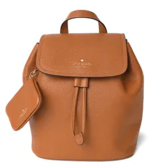 新品 ケイトスペード kate spade リュックサック MEDIUM FLAP BACKPACK ウォームジンジャーブレッド