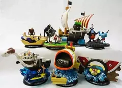 【中古】食玩 トレーディングフィギュア 全6種セット 1/144 WORLD SCALE ワンピース 