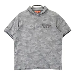 サイズ：M BEAMS GOLF ビームスゴルフ  半袖ポロシャツ カモフラ柄 グレー系 [240101456588] ゴルフウェア メンズ ストスト