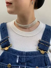 シルバービーズ ネックレス スーパーロング パール シルバー 925 SILVER パール 4mm アクセサリー 新品